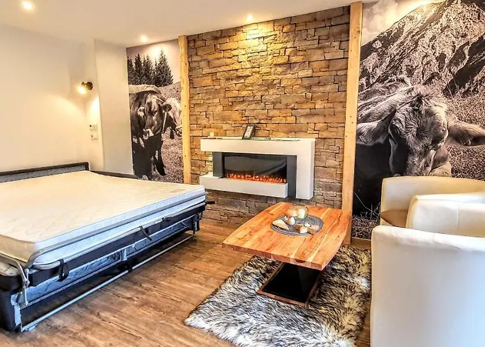 Kienberg - Modernes 2-zimmer-apartment Im Allgaeu-stil Mit Alpenpanorama In Zentraler Lage In Lejlighed