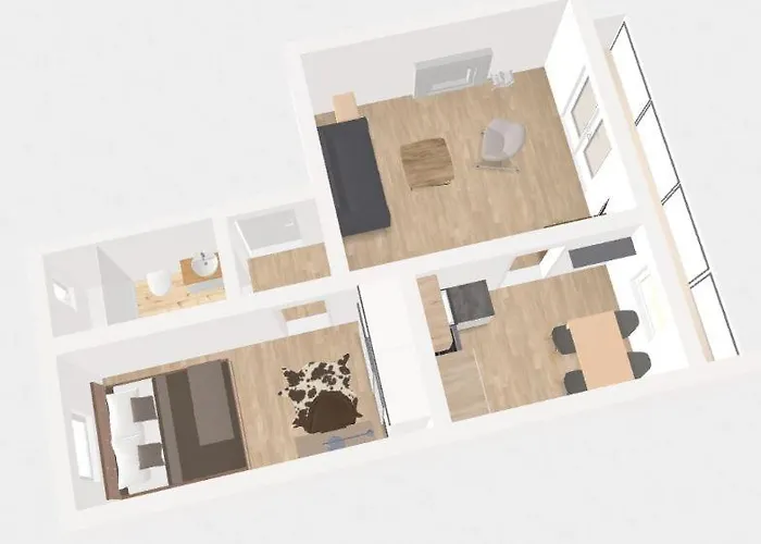 Kienberg - Modernes 2-zimmer-apartment Im Allgaeu-stil Mit Alpenpanorama In Zentraler Lage In * Pfronten